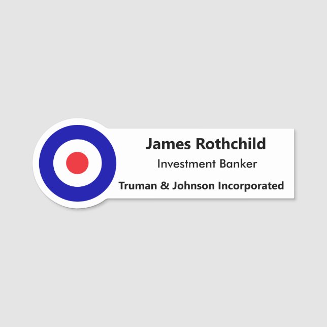 Para Nombres Personalizar etiqueta de nombre Añadir su imán de  (Anverso)