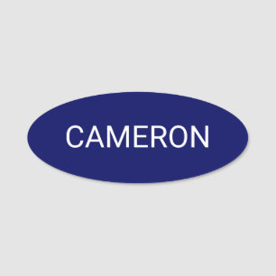 Para Nombres Pin de distintivo de etiqueta de nombre azul o mag
