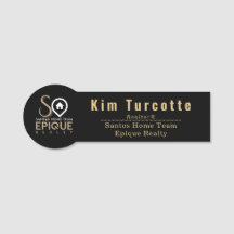 Santos Home Team - Etiqueta de nombre Epique Realt