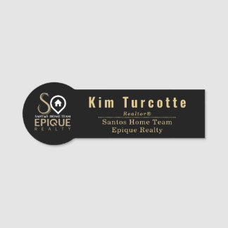 Para Nombres Santos Home Team - Etiqueta de nombre Epique Realt