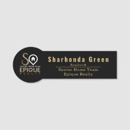 Para Nombres Santos Home Team - Etiqueta de nombre Epique Realt