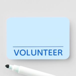 Para Nombres Simple Etiqueta con el Nombre "VOLUNTARIO"
