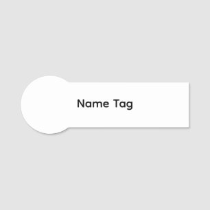 Para Nombres Simple personalizado Etiqueta de nombre clásica