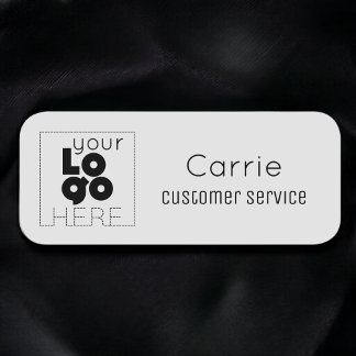 Para Nombres Su logotipo Personalizado negro en blanco etiqueta