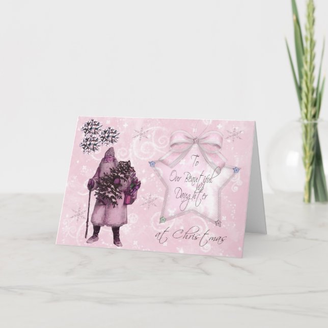 Para nuestra hija en el navidad (Anverso)