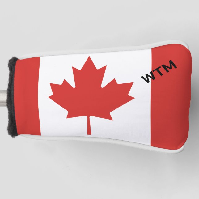 Para Palo De Golf Funda Putter Personalizado canadiense (Anverso)