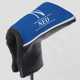 Para Palo De Golf Funda Real Azul Monogramada Putter Head
