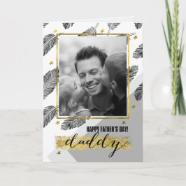 Para papi en tarjeta de foto de Personalizado del 