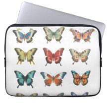 Bolso electrónico de mariposa colorida | Funda par