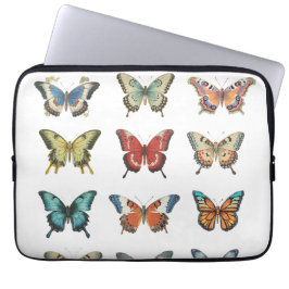 Para Portátil Bolso electrónico de mariposa colorida | Funda par