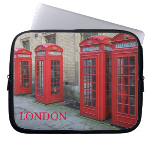 Para Portátil Cajas de teléfono rojas de Londres ver funda de la