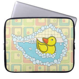 Para Portátil Chaucer: Funda de la laptop del pato de goma
