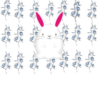 Para Portátil conejo blanco - funda