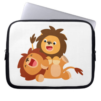 Para Portátil Dos Personalizados  Lions Cute Lions Funda de lapt