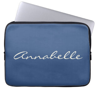 Para Portátil Elegante funda personalizada con nombre en letra m