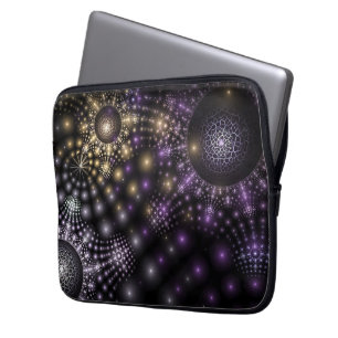 Para Portátil Esfera fractal Arte Mandala Funda Uniforme Portáti