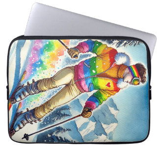 Para Portátil Esquiando con orgullo - funda de portátiles