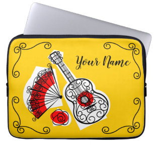 Para Portátil Esquinas de los souvenirs Españoles Nombre funda d