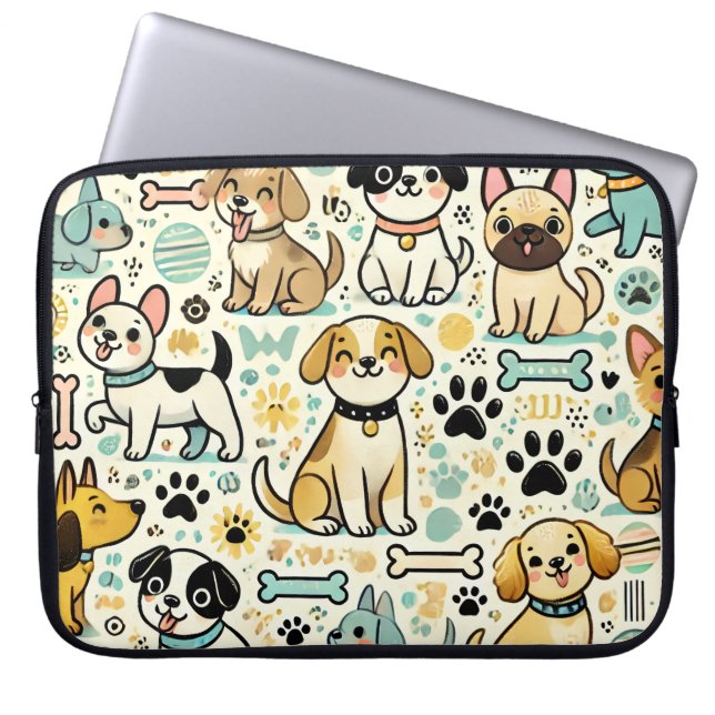 Para Portátil Funda Adorable Dog (Frente)