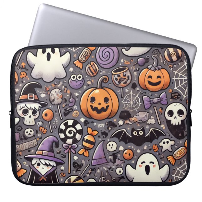 Para Portátil Funda Cute Halloween (Frente)
