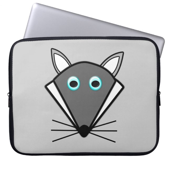 Para Portátil Funda Cute Halloween Wolf (Frente)