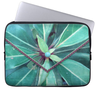 Para Portátil Funda de Cherry Leaves Clutch