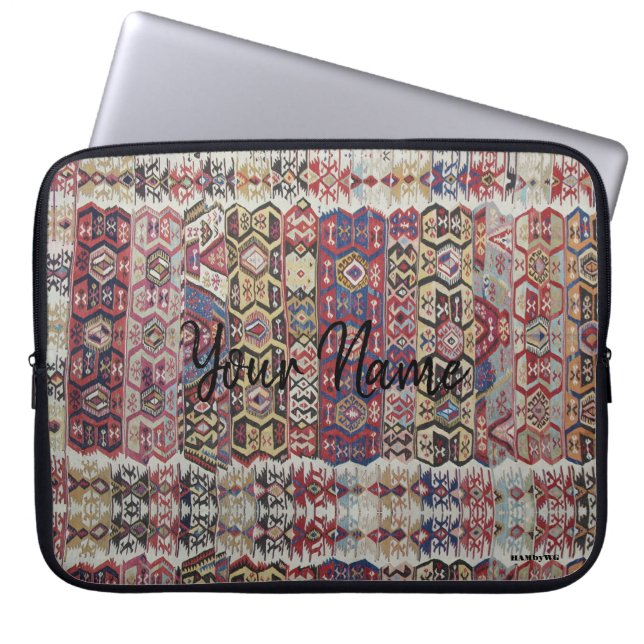 Para Portátil Funda de computadora bohemio hippy HAMbyWG (Frente)