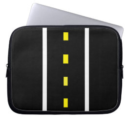 Para Portátil Funda de dos comprimidos de Lane Road (negro, blan