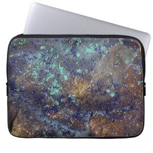 Para Portátil Funda de electrónica de azurita y malaquita
