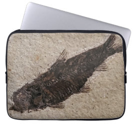 Para Portátil Funda de electrónica de pescado fosilizado