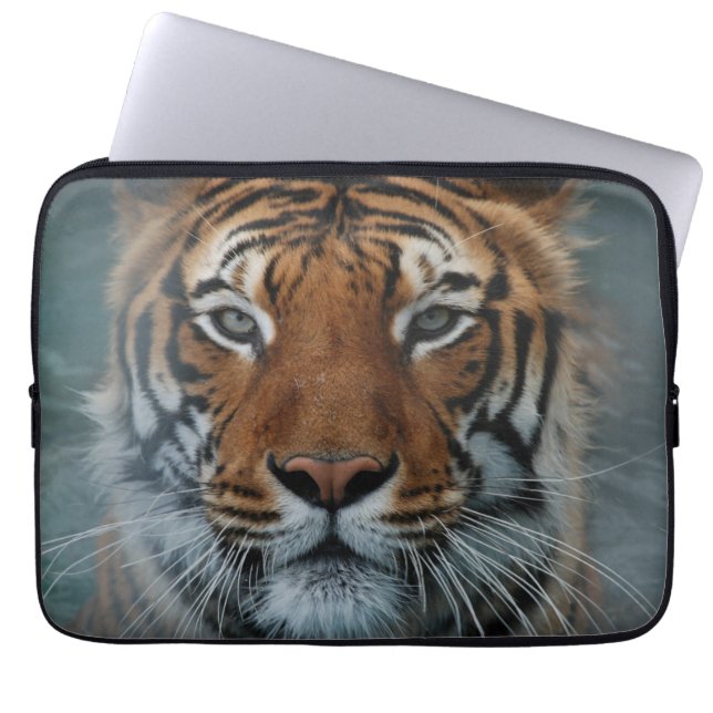 Para Portátil Funda de la laptop Grand Tiger Face (Frente)