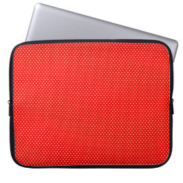 Para Portátil Funda de la laptop Red Polka Dot
