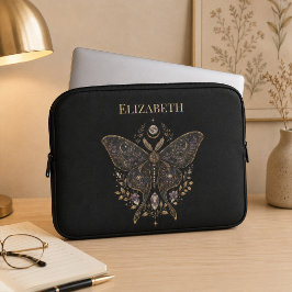 Para Portátil Funda de laptop botánica oscura y celestial person