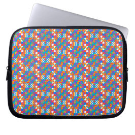 Para Portátil Funda de laptop colorida con un vibrante geométric