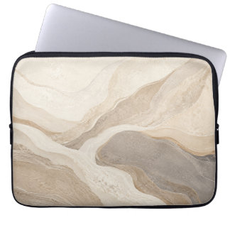 Para Portátil Funda de laptop de lujo de piedra neutra suave