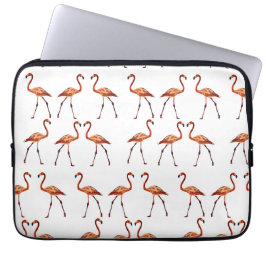 Para Portátil Funda de laptop de neopreno Pink Flamingos 13"