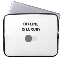 Funda de laptop minimalista de lujo Offline – Mode