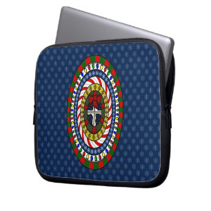 Para Portátil Funda de laptop navideña juguetona
