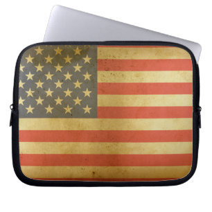 Para Portátil Funda de portátiles Bandera Americana