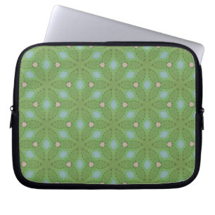 Para Portátil Funda de portátiles con patrón de hojas verdes y a