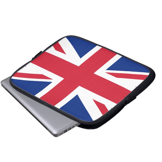 Para Portátil Funda de portátiles de Union Jack (Inferior anverso)