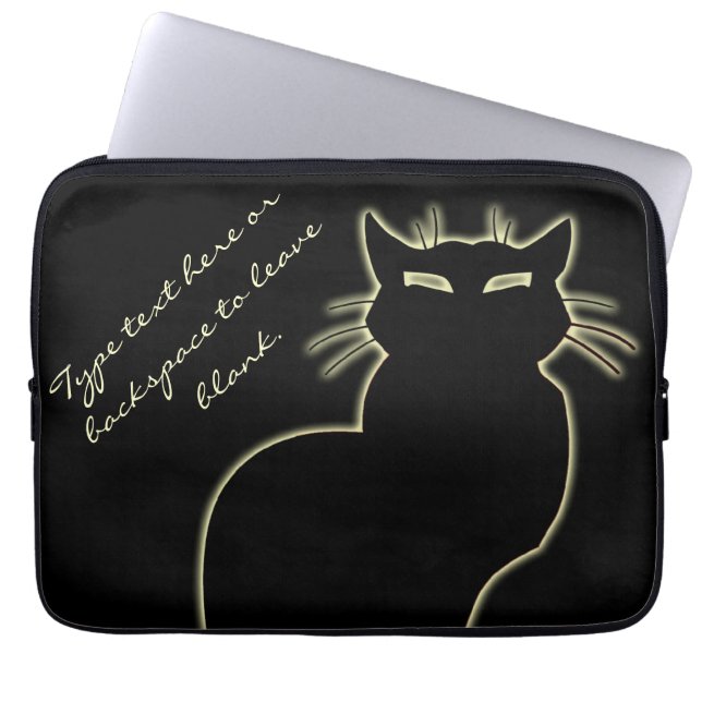 Para Portátil Funda del amante del gato personalizado de la mang (Frente)