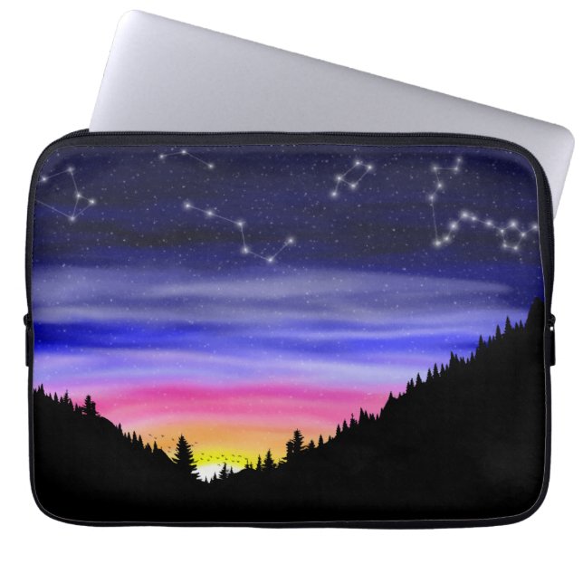 Para Portátil Funda Diamond Night Laptop (Frente)
