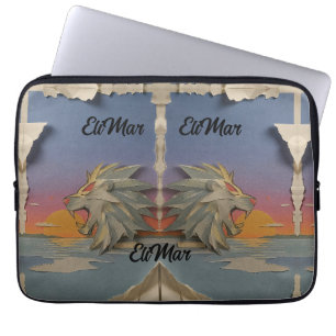 Para Portátil Funda Laptop 13" Neopreno León Rugiendo Papcut