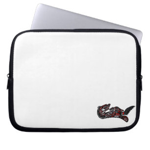 Para Portátil Funda nativa norteamericana Haida Otter Art Laptop