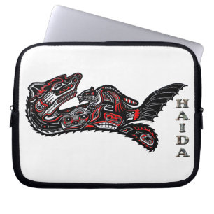 Para Portátil Funda nativa norteamericana Haida Otter Art Laptop