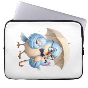 Para Portátil Funda Tech Caso Padre Pájaro Accesorio
