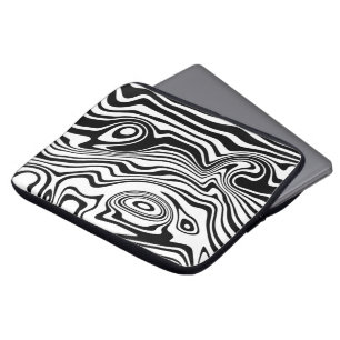 Para Portátil Hojas de onda abstractas de la funda de la laptop
