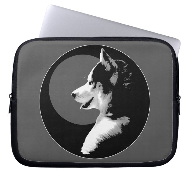 Para Portátil Husky Laptop Funda Siberian Husky Regalos (Frente)