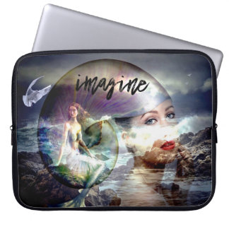 Para Portátil Imaginen a Mermaids Funda de laptop temática